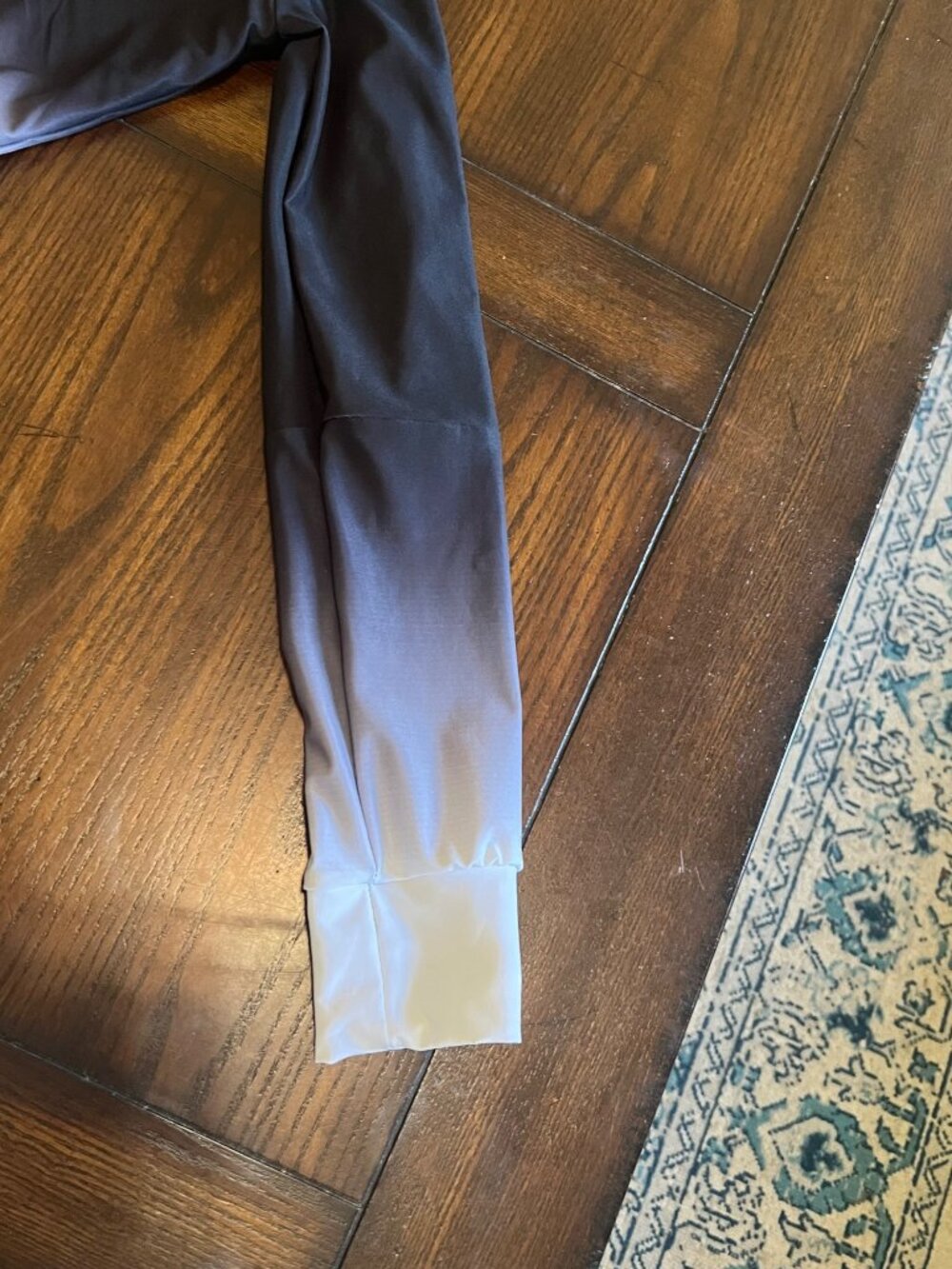 Flips Gymnastics Team Rhinestone Embellished Ombre Cropped Hoodie Warm Up Jacket - Picture 10 of 12